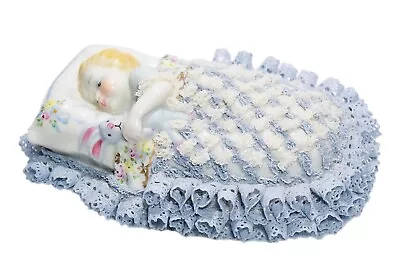 Buy Irish Dresden MULLER VOLKSTEDT  Sweet Dreamer  Lace Porcelain Figurine RARE • 176.37£