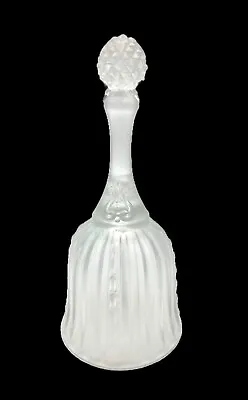 Buy Vintage Fenton Velvet Faberge Bell Satin Frosted Glass • 13.43£