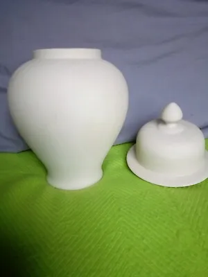 Buy Porcelain Unglazed Urn/Vase Vintage 1984 New Long Storage Condition • 15£