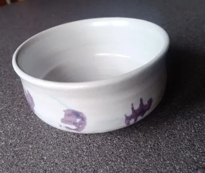 Buy Rare Barbara Davidson Scottish Studio Pottery Bowl Hand Thrown Pot Abstract  • 14.99£