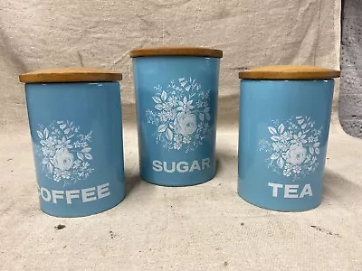 Buy Royal Winton Blue Grimwades Tea, Coffee & Sugar Stotage Jars • 6.49£