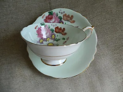Buy Vintage Paragon China Tea Cup & Saucer Appointment H.m. The Queen Mary G6072 • 14.99£