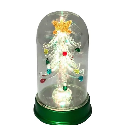 Buy Light Up Glass Christmas Tree Xmas Gift Colour Changing Home Decorative Tree  • 6.99£