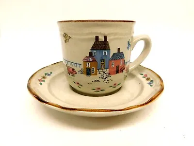 Buy International Heartland Stoneware Tea Cup & Saucer Set Coffee • 5.17£