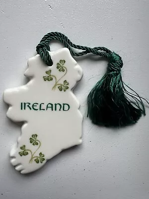 Buy Donegal By Belleek  Ireland Porcelain Christmas Ornament St Patrick's Day W/box • 9.49£