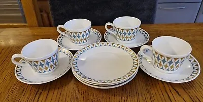 Buy Royal Tuscan Vintage Tea Cups Saucers And Side Plate X 4 Sets  Retro Pagentry . • 15£