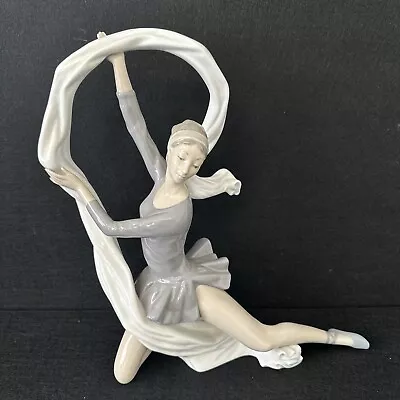 Buy Nao Lladro Ballerina Dancer Veil 0815 Large 35cm Tall Figurine Statue T3475 • 41£