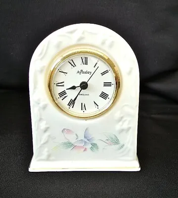 Buy A Vintage Aynsley Fine Bone China Carriage Clock, Celeste Pattern • 20£