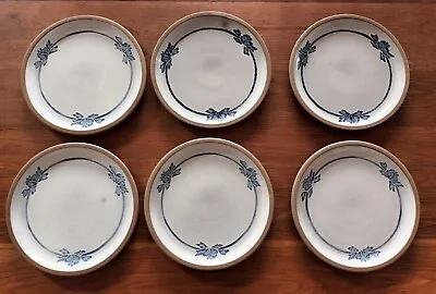 Buy 6 X Blue Print (Japan) Midwinter Stoneware Dinner Plates • 34.99£