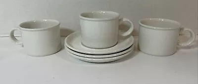 Buy Midwinter Stonehenge White 3 Coffee Cup And Saucers Wedgwood • 23.63£