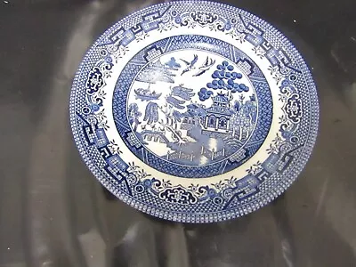 Buy 1 X Churchill China Vintage Blue Willow Pattern Pottery Tea Side Plate(E) • 7.50£