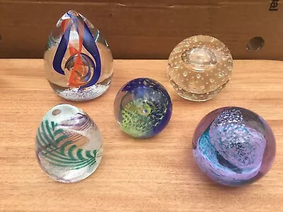 Buy 5 Caithness Glass Paperweights • 19.99£