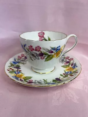 Buy Shelley Fine Bone China England Spring Bouquet Tea Cup And Saucer ✅ 1147 • 19.99£