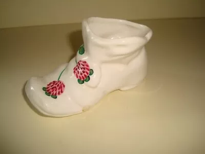 Buy Plichta Pottery - Boot - Flowering Clover Pattern Wemyss • 4.50£