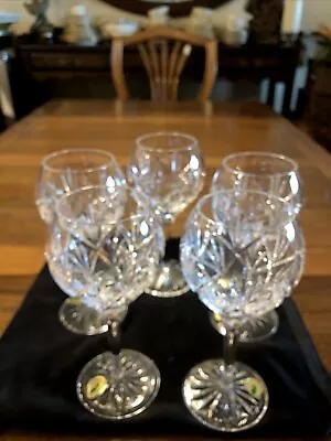 Buy 5 Waterford Crystal Eve Wine Glasses ~ Made In Ireland ~ Euc • 216.16£