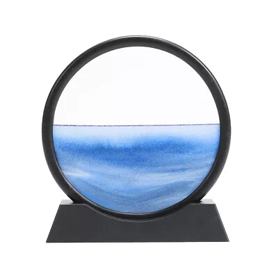 Buy 3D Moving Sand Art Picture Hourglass Deep Sea Sandscape Glass Quicksand Painting • 8.05£