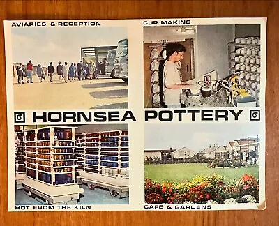 Buy Hornsea Pottery John Clappison Large Advertising Postcard *rare • 10£