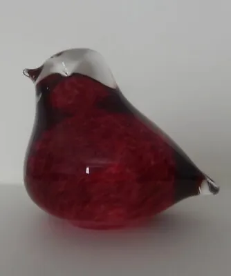 Buy Wedgwood Red Glass Bird Paperweight, Label On The Base • 7.90£