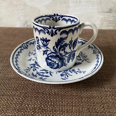 Buy Booths Antique Pottery Coffee Cup & Saucer Worcester Reproduction • 18£