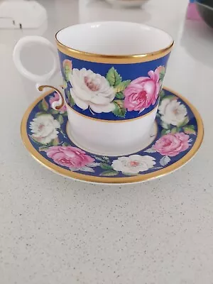 Buy Royal Worcester Chamberlain Roses Cup & Saucer-The Connoisseur Collection  • 1.50£