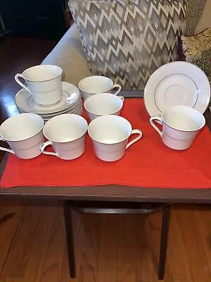 Buy Regency Fine China Japan Maria Set Of 7 Cups And 8 Saucers Excellent Condition  • 24.10£