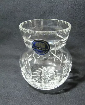 Buy Thomas Webb Lead Crystal Glass Posy / Posey Vase - VGC • 7.75£