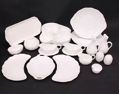 Buy 19pcs Vtg WEDGWOOD 'COUNTRYWARE' White English Bone China Tableware Set - C72 • 9.99£