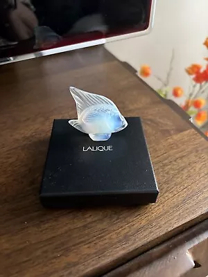 Buy Lalique Crystal - White Opalescent Luster Fish - Signed And Made In France • 80.32£