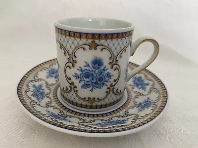 Buy Antique Bavaria Germany Jaeger Porcelain Cup And Saucer Hand Paintede, 1940s • 33.57£