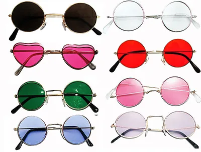 Buy John Lennon Style Sunglasses Ozzy Osbourne Hippy 70's 80's Fancy Dress Glasses • 2.75£