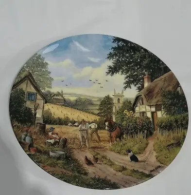 Buy Royal Doulton English Fine Bone China Limited Edition Plate Cutting The Corn • 7£