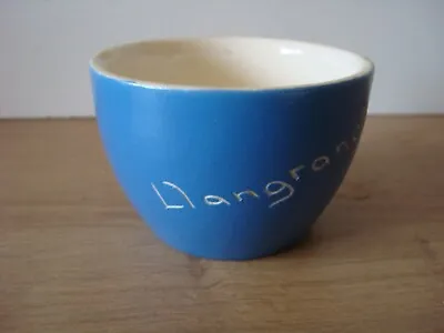 Buy Small Vintage Devon Ware Blue Sugar Bowl Souvenir Llangranog • 4.99£
