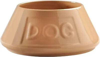 Buy Mason Cash Cane Non Tip Lettered Stoneware Dog Bowl, 21 Cm • 6.89£