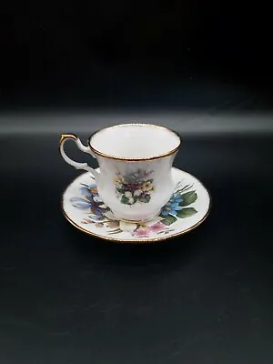 Buy Queens Fine Bone China Cup And Saucer Churchill Brand Made In England • 20.87£