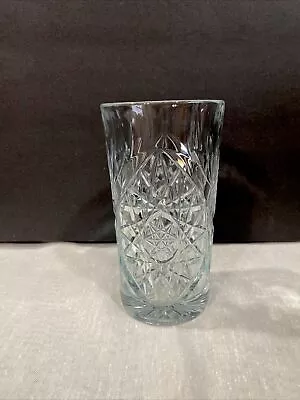 Buy Vintage Libbey Hobstar Cut Glass Pattern Heavy Tumbler Drink Ware Crystal Clear • 13.23£