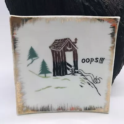 Buy Vintage Bradley Exclusives Japan Ceramic Square Humorous Small Wall Plates • 5.72£