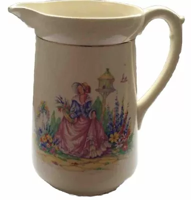 Buy Vintage Falcon Ware England Crinoline Lady Jug Vase Original Laurence Grundy • 10£