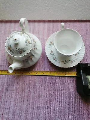 Buy Vintage Paragon Bone China Tea Cup & Saucer With Tea Pot • 25£