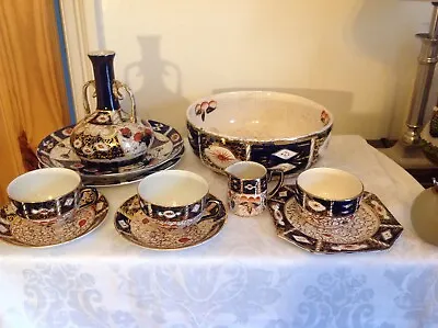 Buy 11 X Vintage Arthur Wood / Wade Imari Bowl, Vase, Cups, Saucers, Plate, Jug • 39.95£