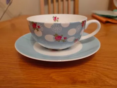 Buy Laura Ashley Cup And Saucer In Fine Bone China VGC Free UK P&P • 14£