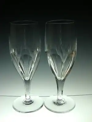 Buy Set Of Two (2) Edinburgh Crystal Champagne Flutes (Script Mark) • 42.99£