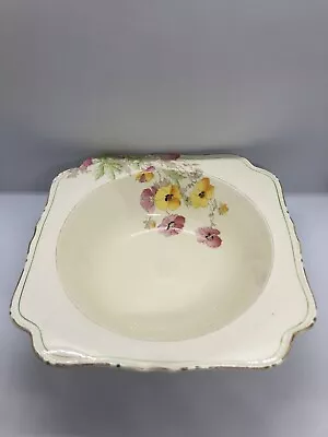 Buy Vintage Shirley 5286 Pottery Crown Ducal Art Deco - Large Bowl C1937 • 14.99£