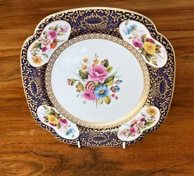 Buy Pretty Special! Spode Cabinet Collection Blue White Gold Floral. Top Quality! • 7.99£