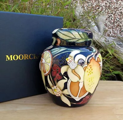 Buy Moorcroft Boxed Lemons & Blossom Ginger Jar 769/6 First Quality RRP £507.60 • 325£
