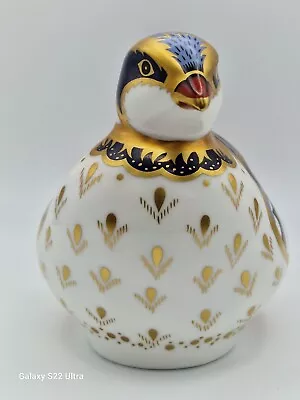 Buy Royal Crown Derby  Red Legged Partridge 21ST Anniversary Gold Stopper. • 35£