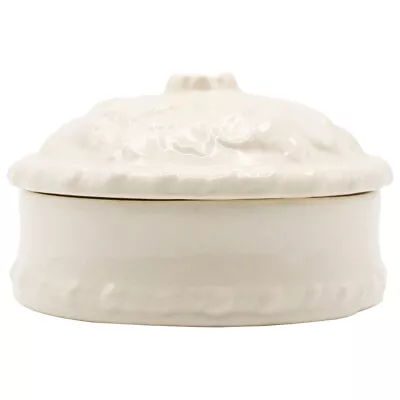 Buy Royal Creamware Decorative Pin Box Occasions Collectable Piece OC15 9cm • 12.10£