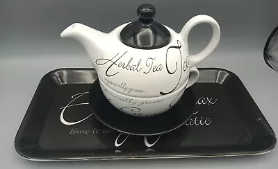 Buy Price & Kensington Script Tea For One Teapot, Cup & Saucer With Matching Tray F • 5.99£