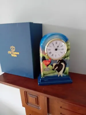 Buy Old Tupton Ware Farmyard Clock, 17cm Tall, New In Box. • 30£
