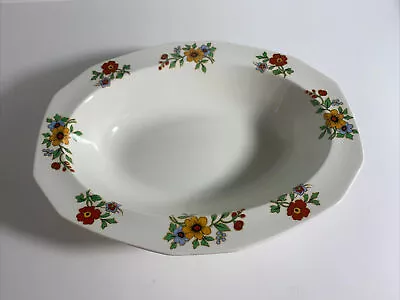 Buy Alfred Meakin England Fine China Floral Marigold Oval Serving Vegetable Bowl 10  • 7.30£