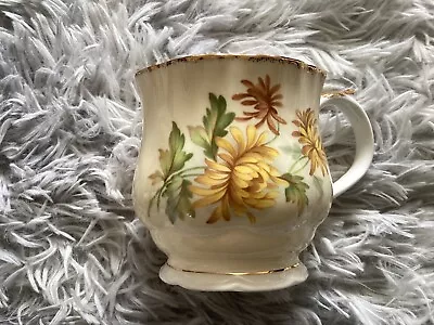 Buy Handpainted Elizabethan Fine Bone China November Tea Cup - Staffordshire- Flower • 15£